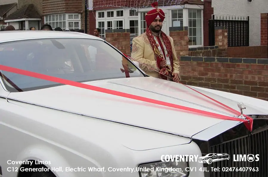 Rolls Royce Phantom Coventry Indian Wedding